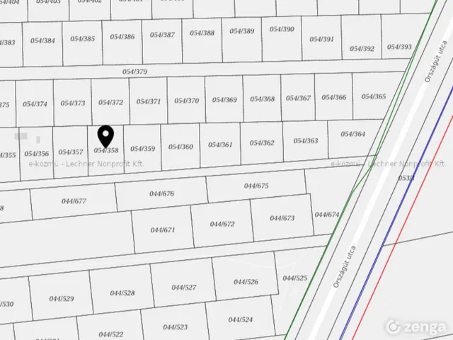 Eladó telek Pomáz 803 nm