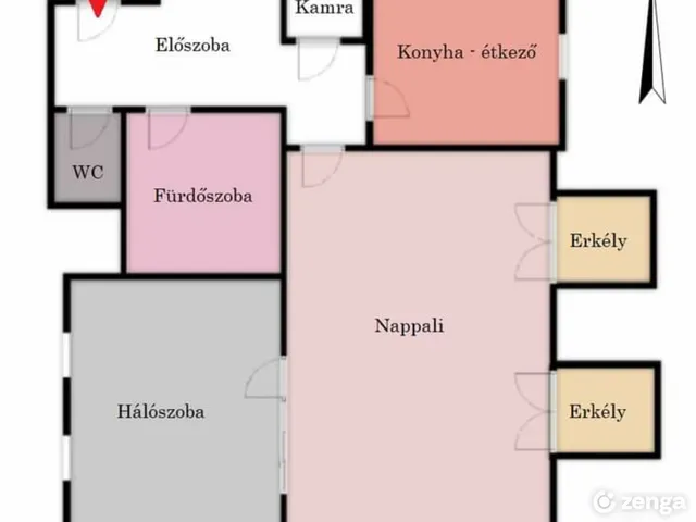 Eladó lakás Debrecen, Belváros 54 nm