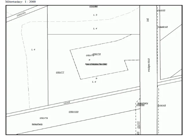 Eladó telek Újszász, Külterület 050/70 hrsz 51061 nm