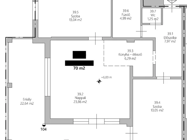 Kiadó lakás Göd 70 nm