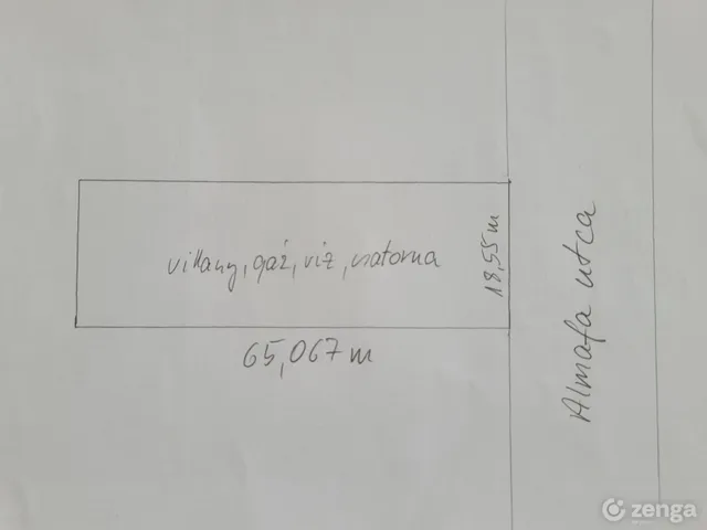 Eladó telek Érd, Parkváros 1207 nm