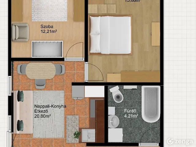 Eladó lakás Kistarcsa, Zsófialiget, Vereckei utca 43  58 nm