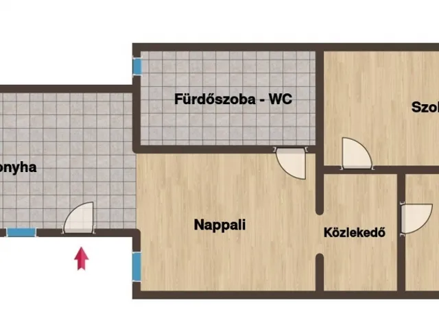Kiadó lakás Szeged 59 nm