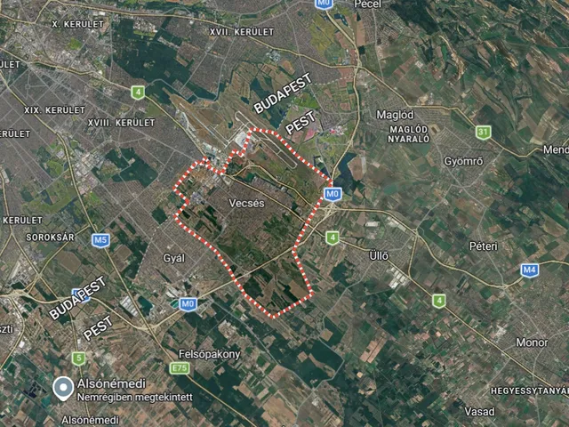 Eladó telek Vecsés, Halmitelep 7000 nm