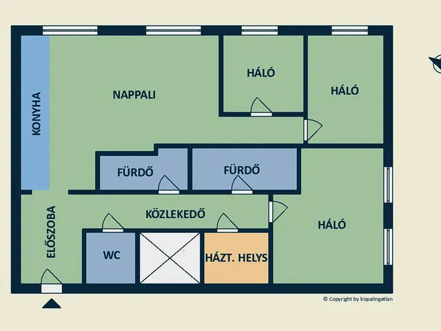 Eladó lakás Budapest VII. kerület, Külső-Erzsébetváros, Erzsébet körút 93 nm