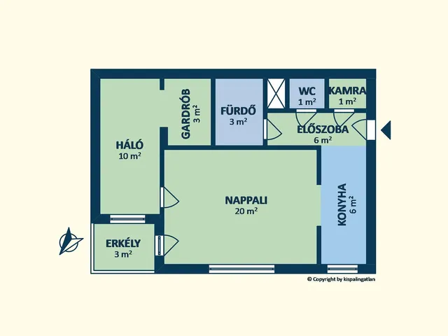 Kiadó lakás Budapest II. kerület, Rózsadomb, Apostol utca 50 nm