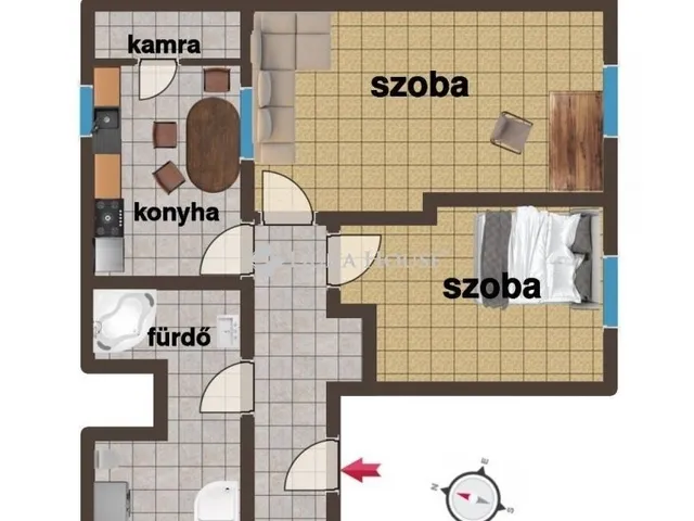 Eladó lakás Szombathely, Belváros 49 nm