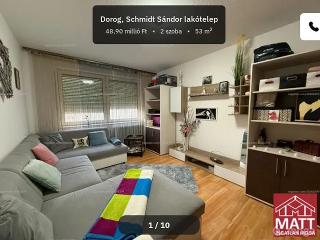 Eladó lakás Dorog 49 nm