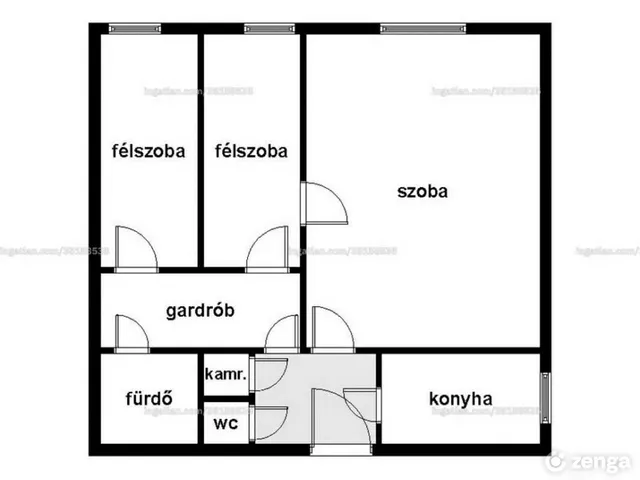 Eladó lakás Budapest XV. kerület, Pestújhely 56 nm