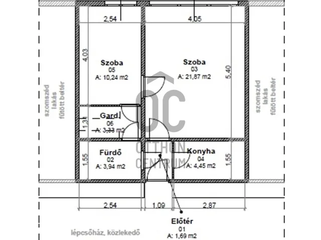 Eladó lakás Budapest XIV. kerület, Rákosfalva 46 nm