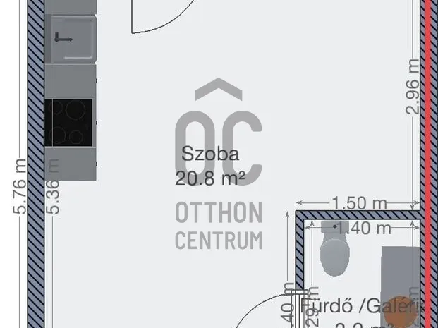 Eladó lakás Budapest VII. kerület, Ligetváros 24 nm