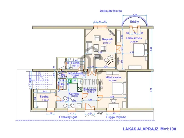 Eladó lakás Budapest XIV. kerület, Herminamező 106 nm