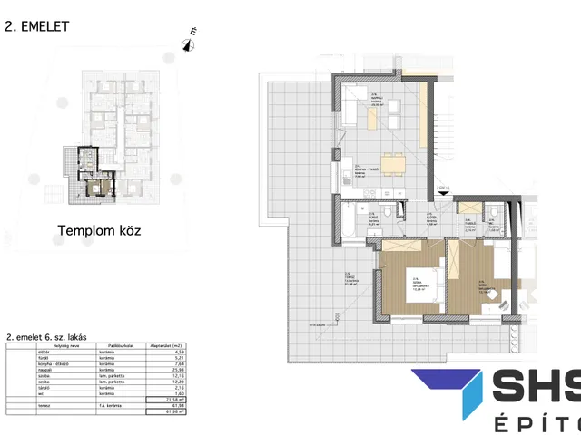 Eladó lakás Seregélyes, Templom köz 1 72 nm