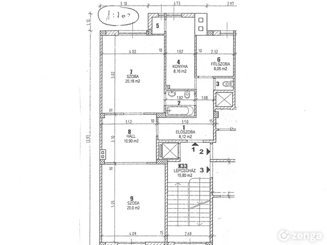 Eladó lakás Budapest II. kerület 80 nm