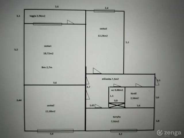 Eladó lakás Hajdúnánás 64 nm