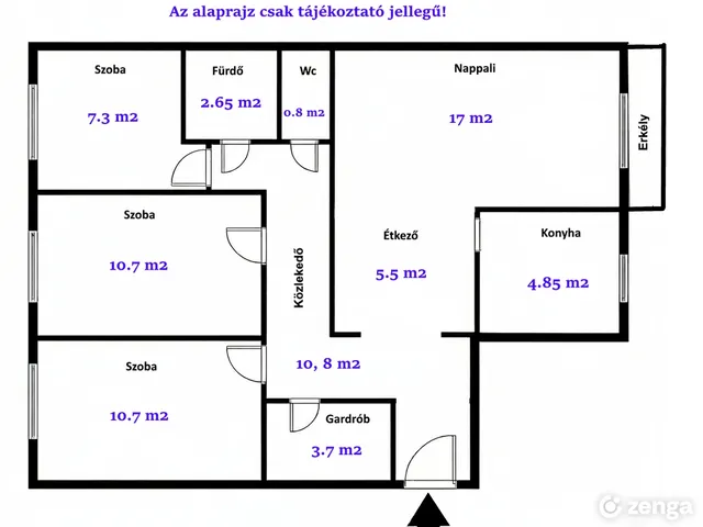 Eladó lakás Budapest III. kerület, Kaszásdűlő 73 nm