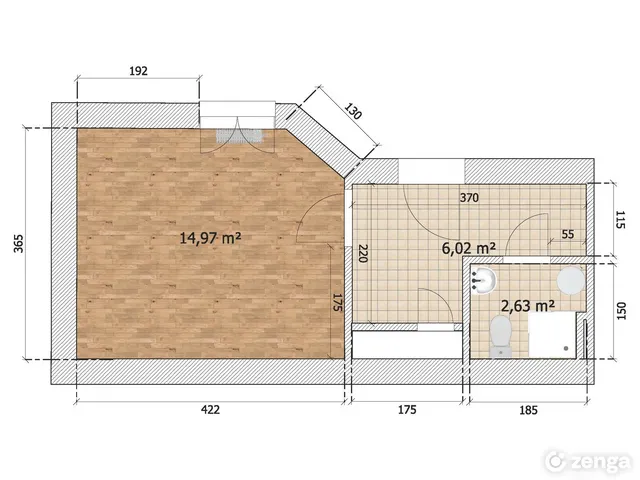 Kiadó lakás Budapest XIII. kerület, Újlipótváros 24 nm