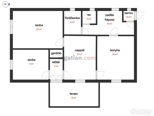 Eladó ház Velence 90 nm