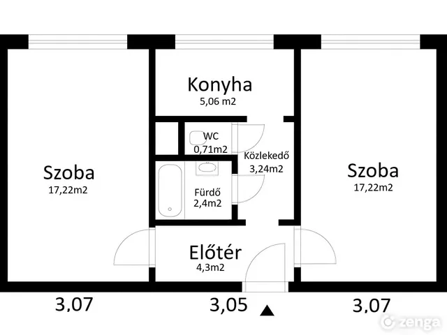 Eladó lakás Budapest XI. kerület, Kelenföld 50 nm