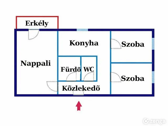 Eladó lakás Győr, Belváros 55 nm