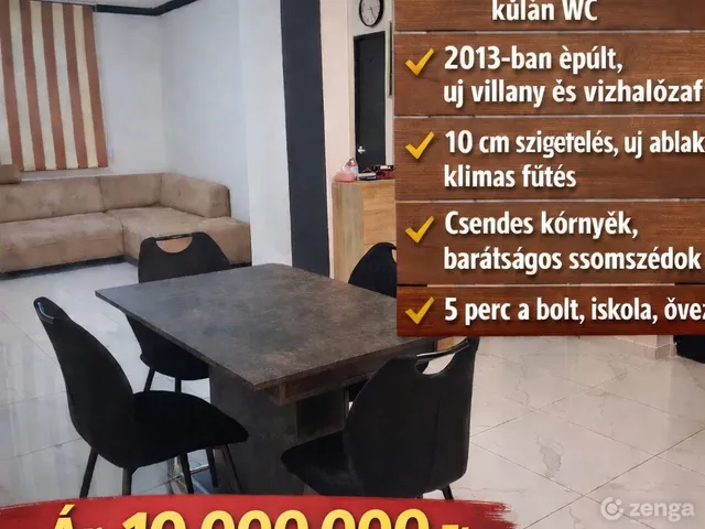 Eladó ház Sajóhídvég 70 nm