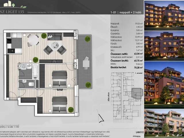 Eladó lakás Budapest XIII. kerület 82 nm