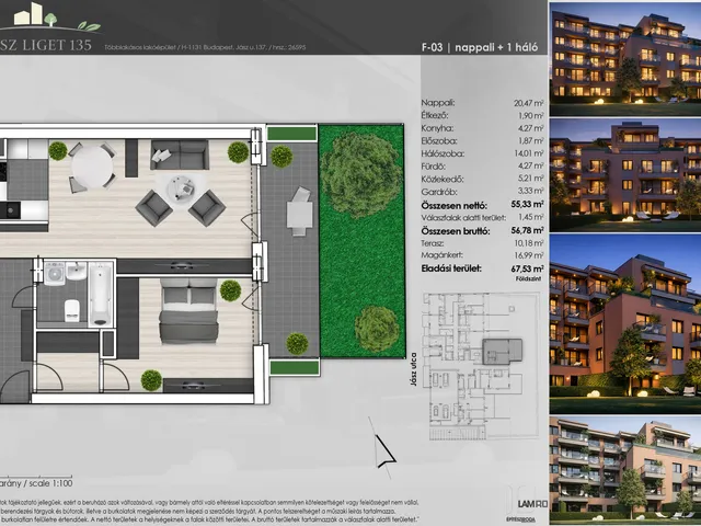 Eladó lakás Budapest XIII. kerület 57 nm