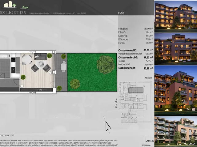 Eladó lakás Budapest XIII. kerület 39 nm