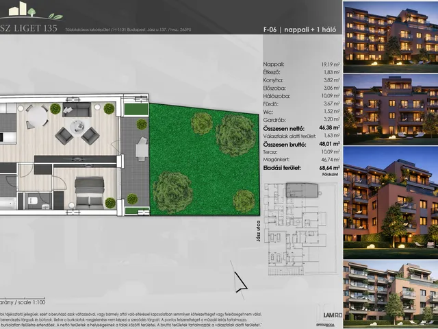 Eladó lakás Budapest XIII. kerület 48 nm