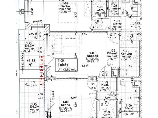 Eladó lakás Budapest XIII. kerület 73 nm