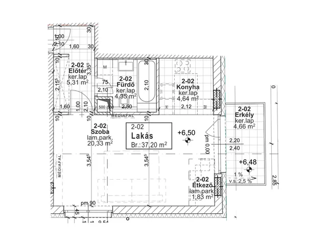 Eladó lakás Budapest XIII. kerület 37 nm