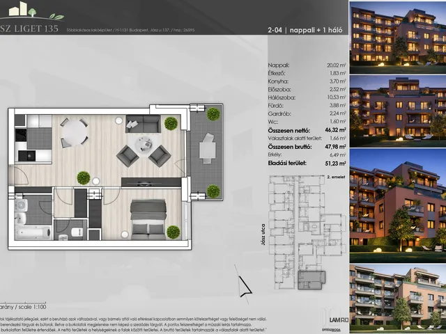 Eladó lakás Budapest XIII. kerület 48 nm