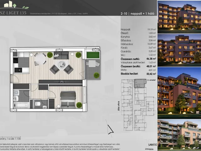 Eladó lakás Budapest XIII. kerület 48 nm