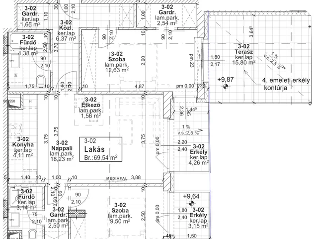 Eladó lakás Budapest XIII. kerület 70 nm