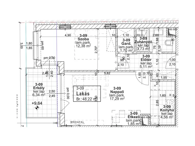 Eladó lakás Budapest XIII. kerület 48 nm