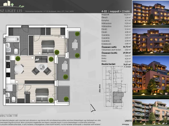 Eladó lakás Budapest XIII. kerület 70 nm