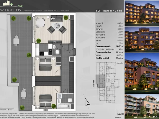 Eladó lakás Budapest XIII. kerület 67 nm