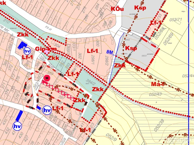 Eladó telek Dány 1457 nm