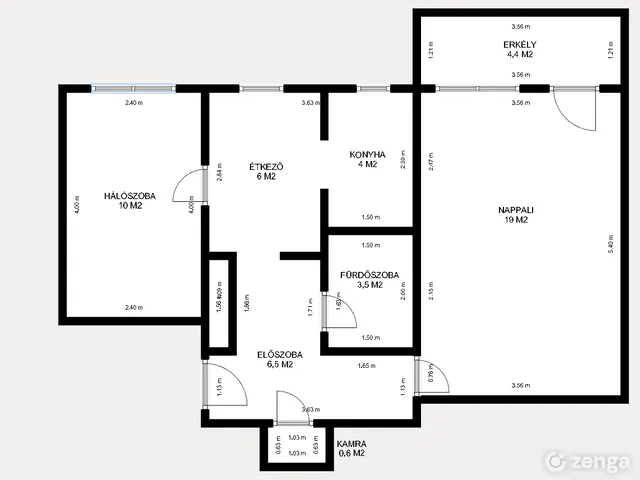 Eladó lakás Tatabánya, Újváros 52 nm