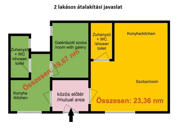Eladó lakás Budapest VIII. kerület, Palotanegyed, Bródy Sándor utca 43 nm