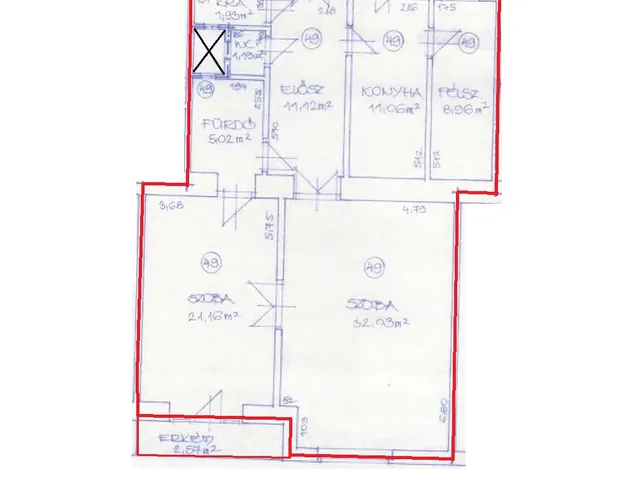 Eladó lakás Budapest VIII. kerület, Csarnoknegyed 92 nm