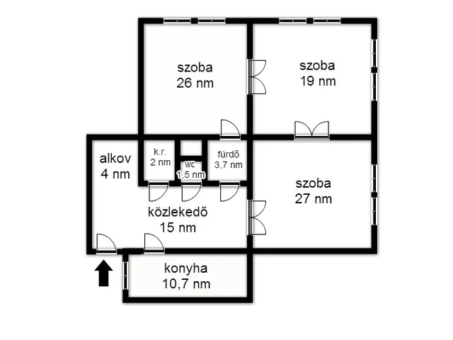 Eladó lakás Budapest VII. kerület, Ligetváros 110 nm