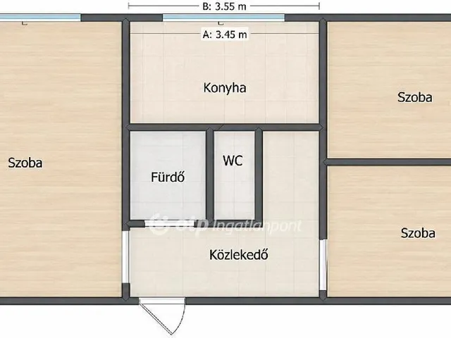 Eladó lakás Székesfehérvár 55 nm