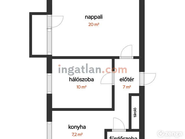 Eladó lakás Budapest X. kerület, Óhegy 47 nm