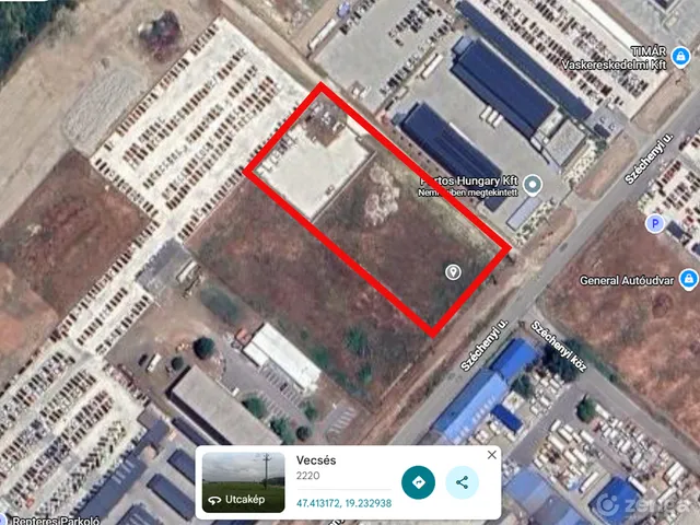 Kiadó kereskedelmi és ipari ingatlan Vecsés, Felsőhalom 2210 nm
