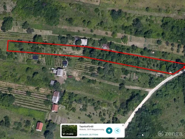 Eladó telek Miskolc, Nagyszentbenedek 2032 nm