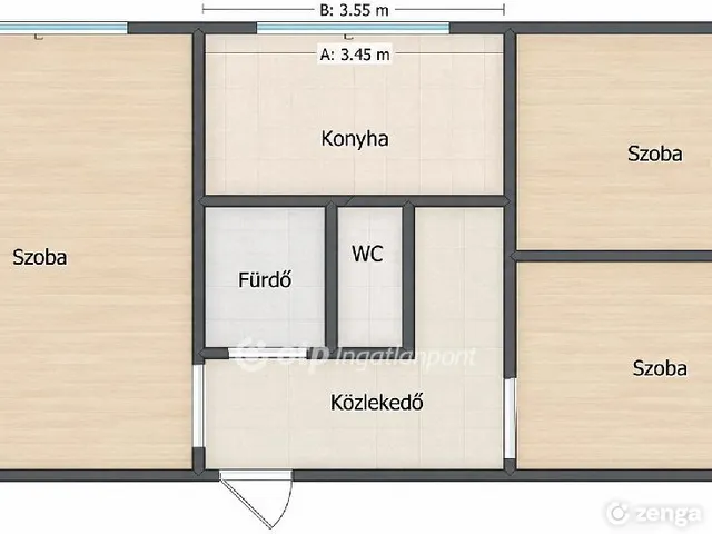 Eladó lakás Székesfehérvár 55 nm
