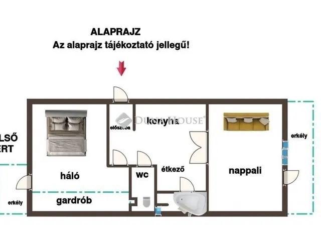 Eladó lakás Budapest XII. kerület 53 nm