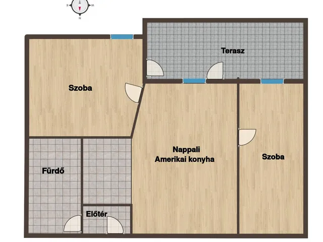 Eladó lakás Budapest VIII. kerület, Századosnegyed 64 nm