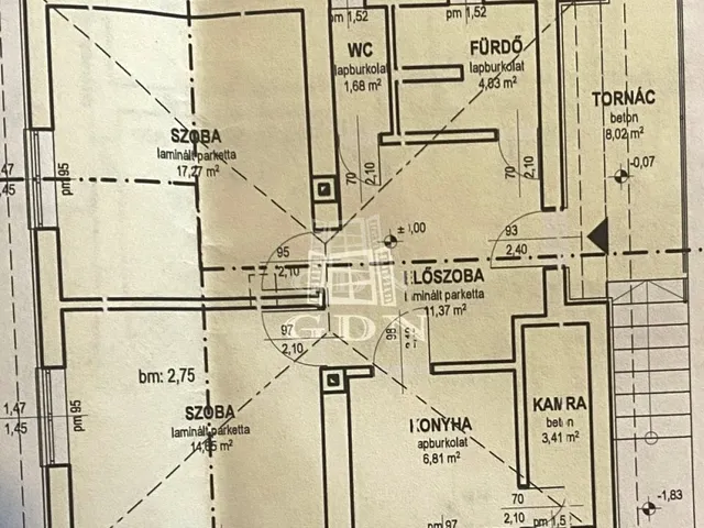 Eladó ház Csömör 68 nm